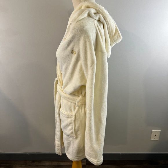 MAKE + MODEL Cream Mouse Graphic Hooded Robe‎ (M) - Picture 4 of 8
